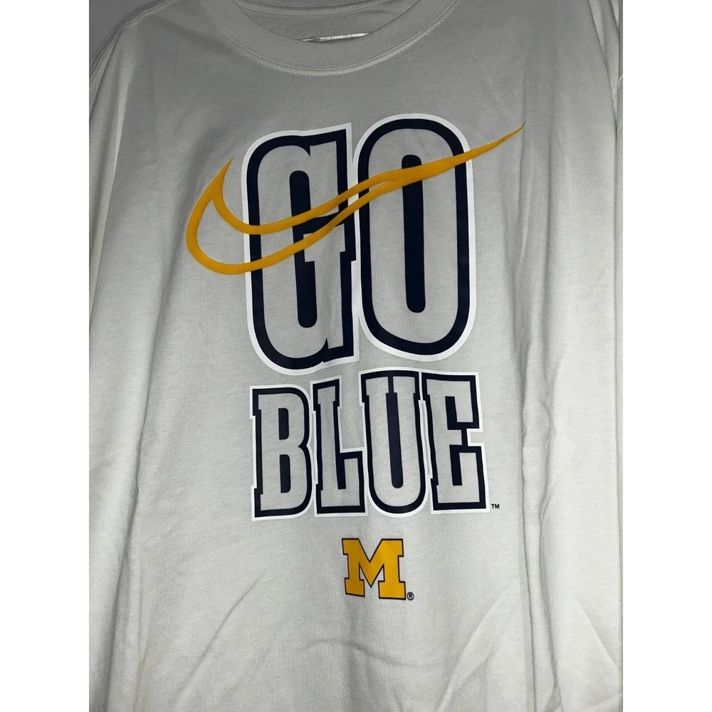 Michigan Wolverines‎ Go Blue Performance Nike Men's T-Shirt, LARGE